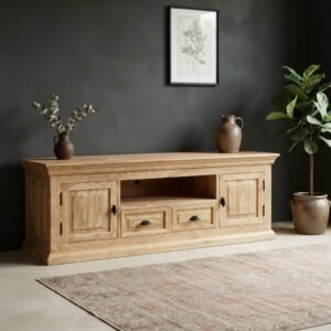 Meuble TV en manguier massif — Collection Héritage, ART MOBILIER